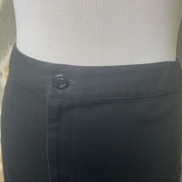 Ralph Lauren Black Brushed Cotton Nautical Lace Up Pencil Skirt - Picture 10 of 16